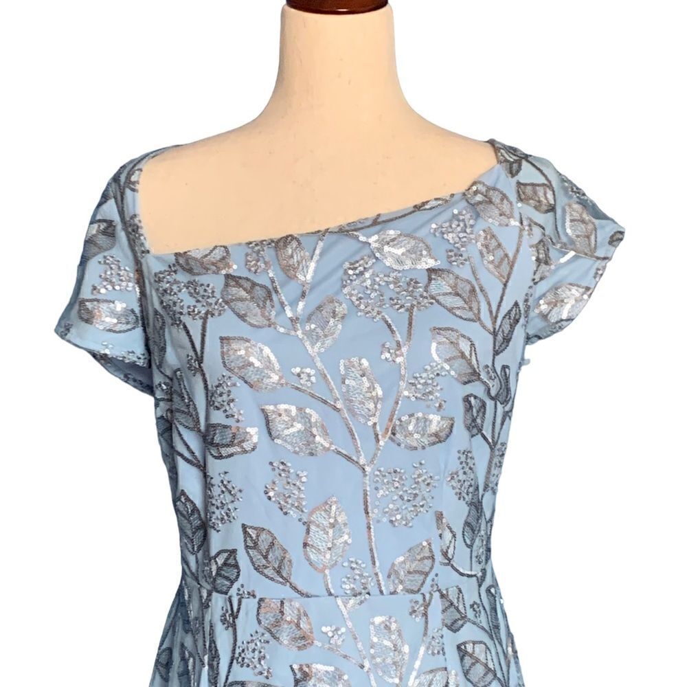 Js Collections Julia Cap Sleeve Sequin Column Gow… - image 6